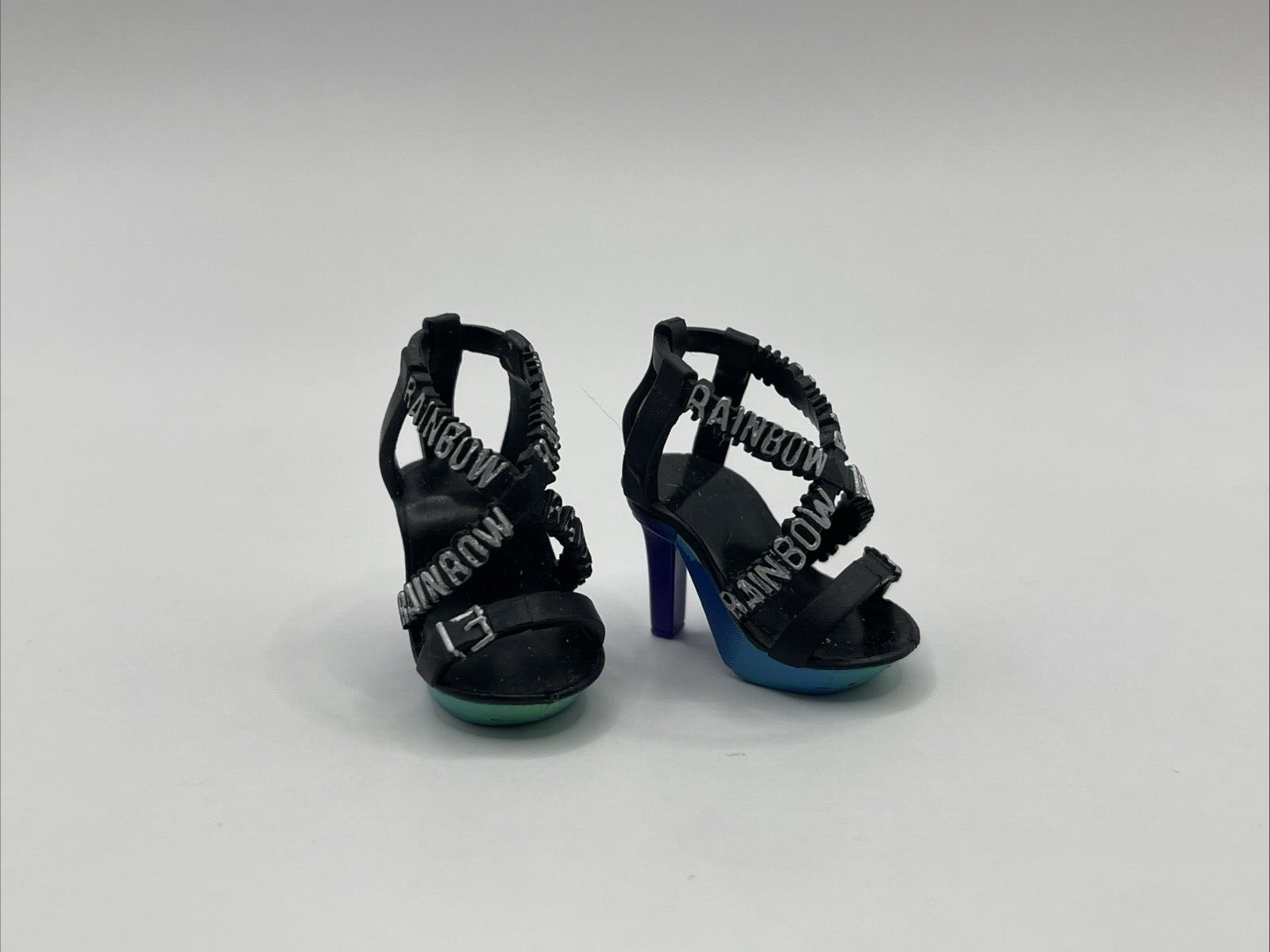 Rainbow High Black And Rainbow Heels