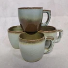 Frankoma Woodland Moss Coffee Mugs 4 Pattern 5C