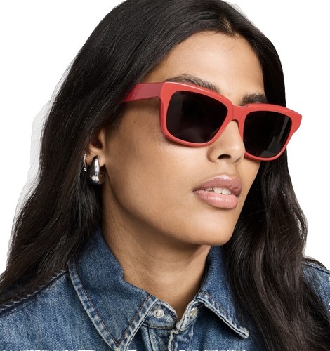 Balenciaga BA 103 50B Brown/Rose Square Cateye Sunglasses  display picture 1