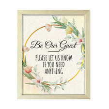 Be Our Guest - Please Let Us Know If You Need Anything, FRAMED Wall Art