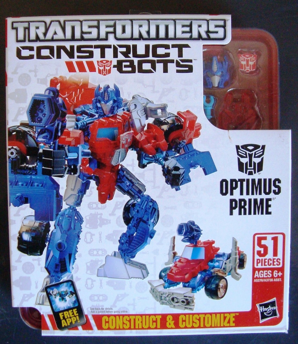 TRANSFORMERS CONSTRUCT-BOTS ELITE CLASS AUTOBOT OPTIMUS PRIME TRUCK HASBRO  MIB