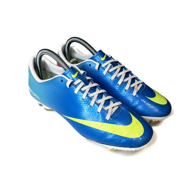 Nike Mercurial Victory IV Mens Soccer Cleats Blue Low Top 555613-474 Lace Up 7 | eBay
