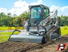 Rotary Tiller Attachment for Skid Steer Heavy Duty 84" for High Flow Machines