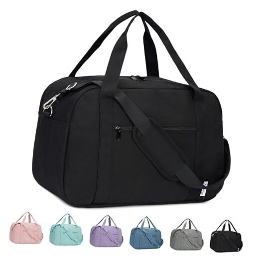 For Spirit Airlines Personal Item Bag 18x14x8 With laptop compartment A-Black