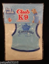 Club K-9 Stretchable Dog Tank / Shirt, XSmall - Blue 