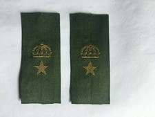 Schweden SVEA-Svedish Army, Abzeichen, Rangschlaufen, (1 Paar)