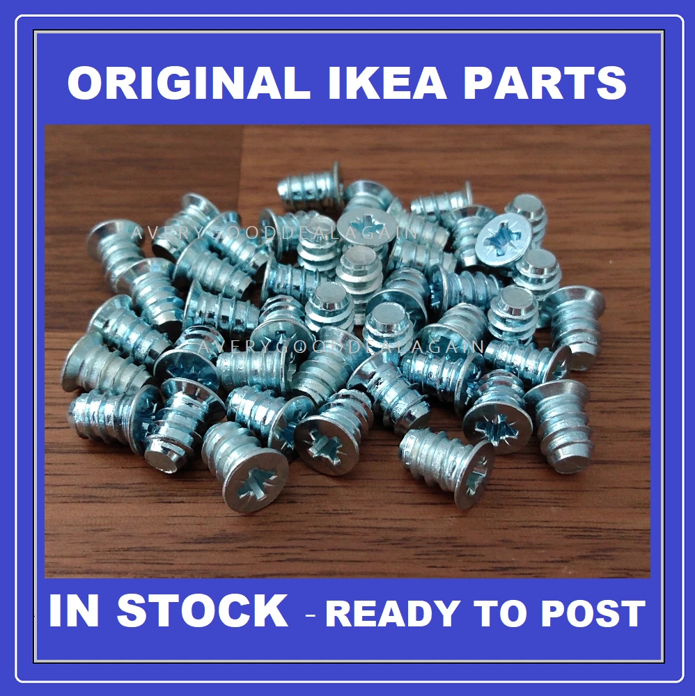 IKEA SCREWS 100365 HEMNES STALL BRUSALI MALM REPLACEMENT SPARE PARTS x8
