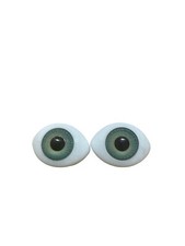 14mm Acrylic Stationary Doll Eyes Light Green