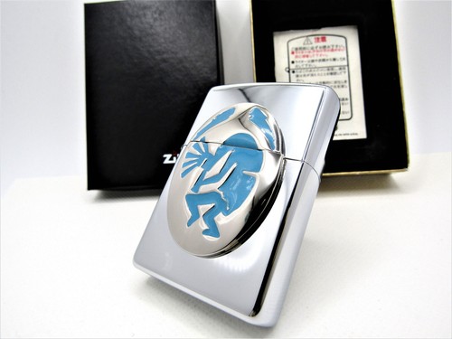 Indian Kokopelli Metal Zippo 2001 Nuovo con scatola raro - Foto 2 di 8