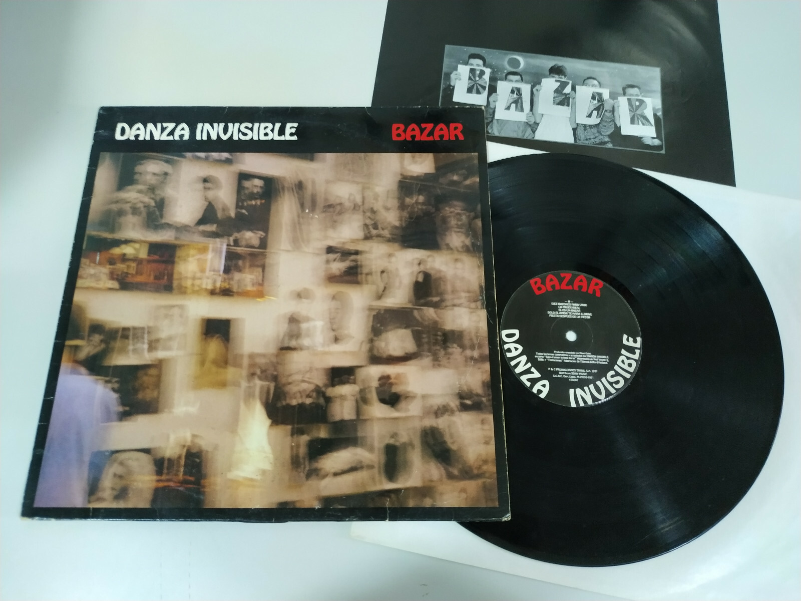 DANZA INVISIBLE Bazar Twins 1991 - LP Vinyl 12"" VG/VG - 2T