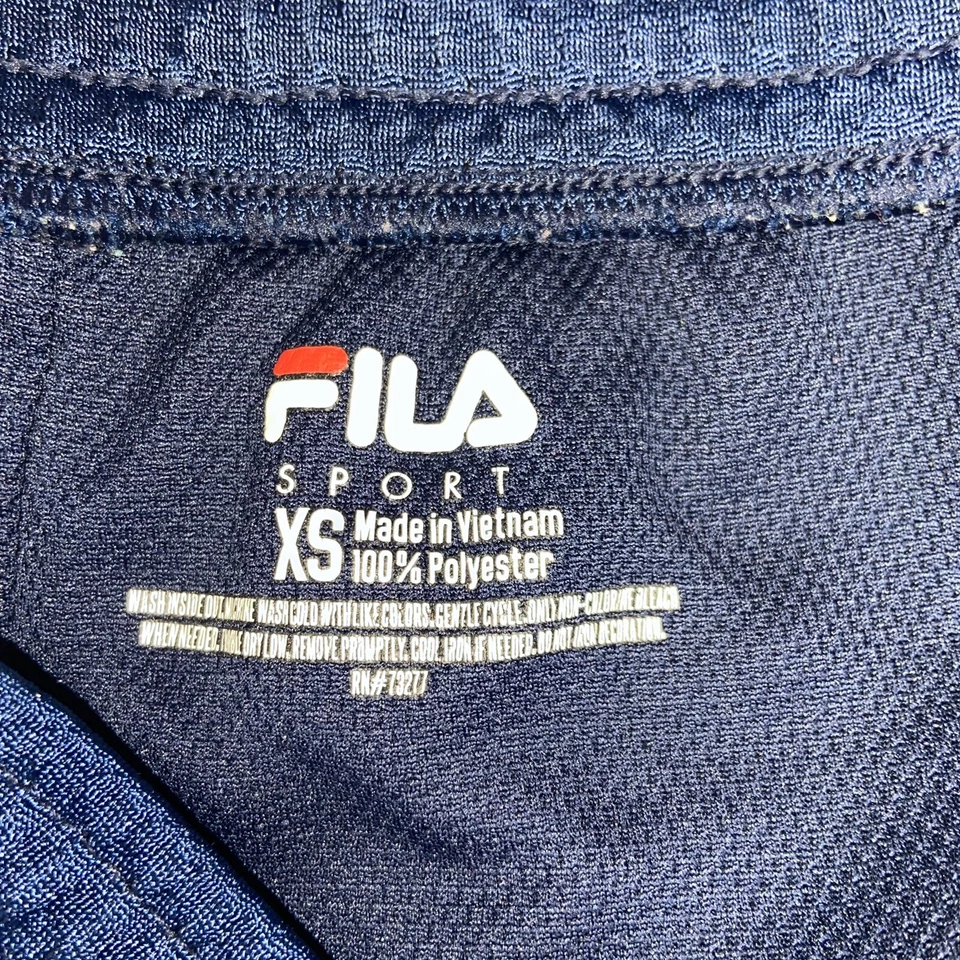 Pantalones Cortos Deportivos para Correr Fila Para Mujer XS Sin Forro Azul Malla Atléticos Correr Deportes Foto 4 de 4