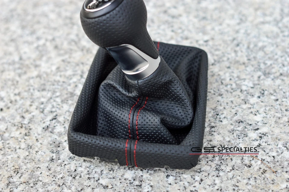 Audi A4 B8 Botão de Mudança de Marchas ORIGINAL VERMELHO Bota Manual Audi A5 8T 6 Velocidades Stick S4 - Imagem 3 de 4