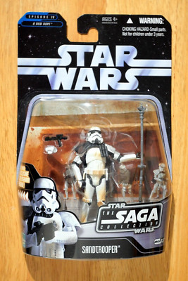 Star Wars The Saga Collection  SandTrooper with blaster & lightsaber holder  #37