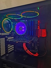 Used custom RGB desktop gaming pc. Ryzen 5/RX 580