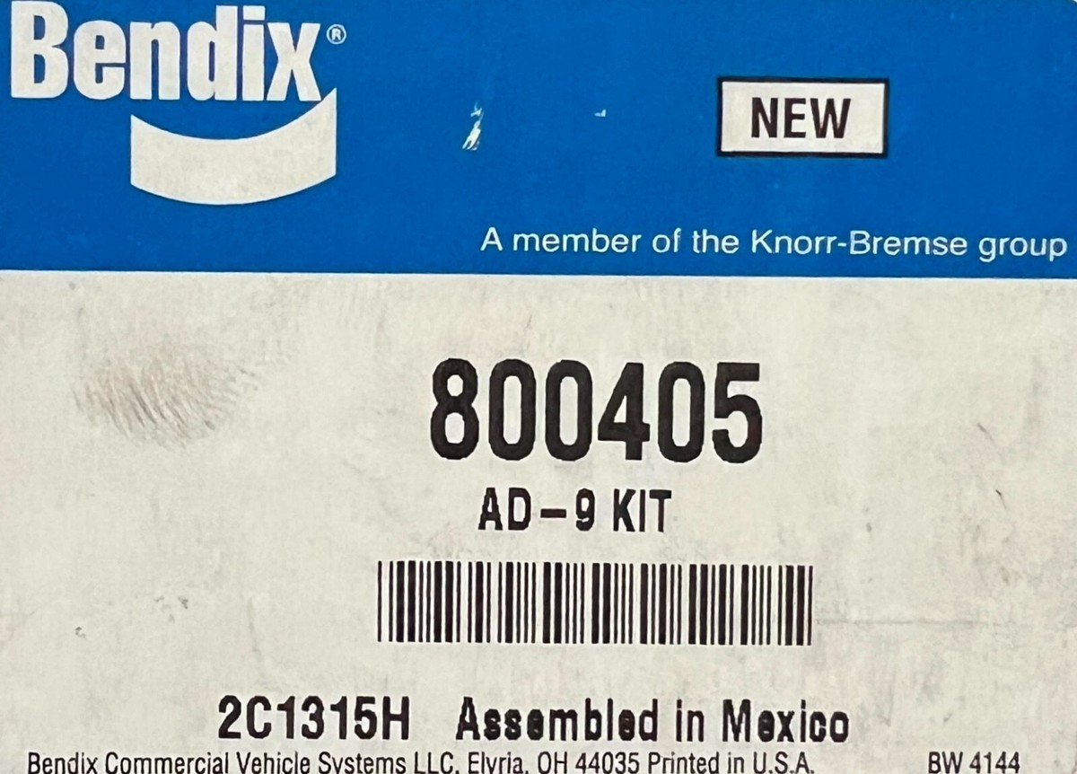 800405 / 800405BXW Genuine Bendix AD-9 Purge Valve Kit OEM - New