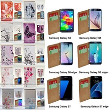 Wallet Cover Phone Case For Samsung Galaxy S26/S25/S24/S23 Series Butterfly