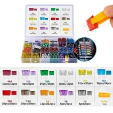 300x Car Blade Fuse Assortment Assorted Kit Blade Set Auto Truck Automotive