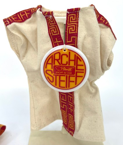 Steiff Noahs Ark Bear Tunic x 2 Fits 18cm 7in Teddy LE 1992 Porcelain Medallions - Picture 5 of 11