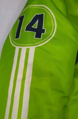 Seattle Seahawks DK Metcalf Bomber Varsity Jacket Mens LARGE XL