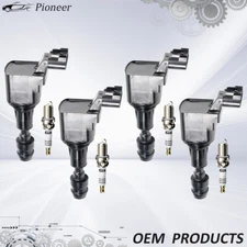4 Pack Ignition Coils set For Chevy Malibu GMC Buick Pontiac Saturn 2.4L UF491