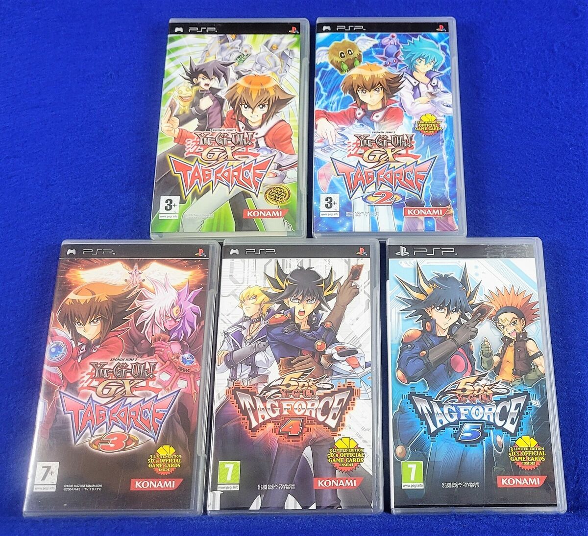 psp YU-GI-OH GX Tag Force GAMES YUGIOH (Works On US Consoles) REGION FREE