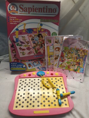 CLEMENTONI SAPIENTINO GIRL BOARD GAME USED (SEE NOTES)