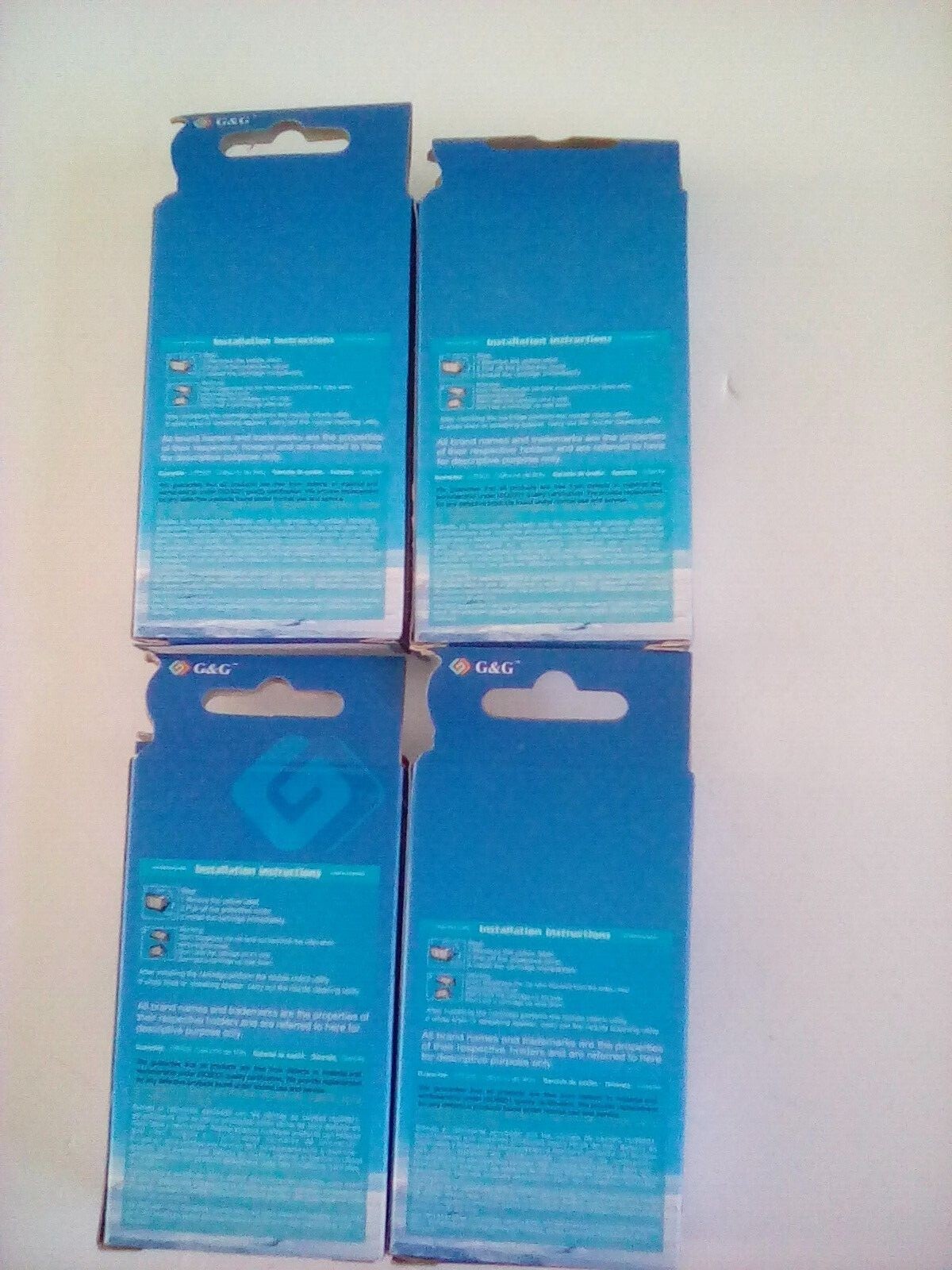 New 4 G & G Ink Cartridges Canon BJC 3000/6000/62005/6500/8200 Mag Cyan