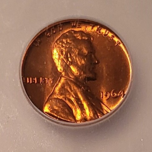 1964 Lincoln Memorial Cent MS67 RED ICG - Picture 3 of 4