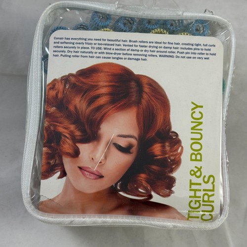 Conair Brush Rollers Tight & Bouncy Hair Rollers Styling 36 Pcs 2014 New - Picture 3 of 4