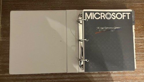 UNTESTED RARE VTG 1985 Microsoft Macro Assembler 4.0 Disk, Manual, Literature - Picture 15 of 24
