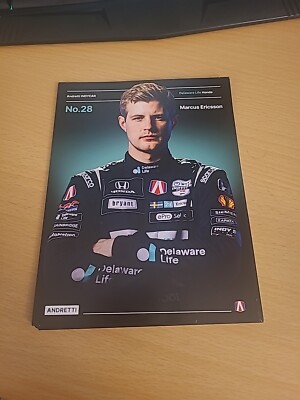 2024 Marcus Ericsson Delaware Life Honda Dallara Indy Car Hero Card