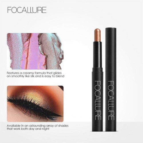 Focallure Eyeshadow Stick Pen Shimmer Shining Long Lasting Waterproof Party Bar - Picture 4 of 21