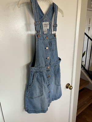white christmas dresses Judy Blue Denim Overall Dress Small main image 1