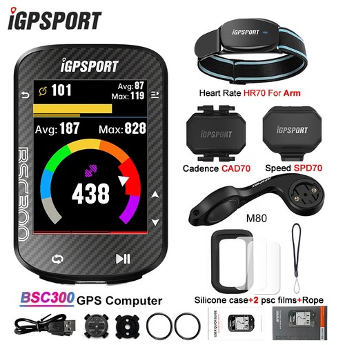 BSC300 GPS ANT+ Cycling Bike Computer Waterproof Bicycle Sensor Group Odometer - Picture 12 of 37