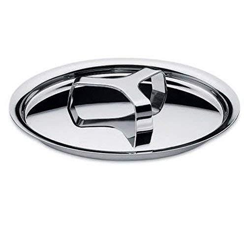 Alessi Pots&Pans AJM200/16, Coperchio in Acciaio Inossidabile 18/10, 16 cm, Arge
