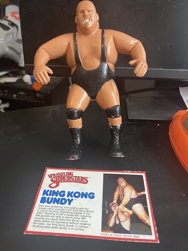 WWF LJN Superstars King Kong Bundy 1985 Vintage Wr...