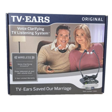 TV Ears Original In-Ear Wireless Voice Clarifying Headset System 11641 Tested 