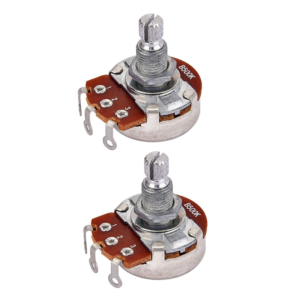 2PCS Copper B500K Electric Guitar Potentiometers Pots eBay