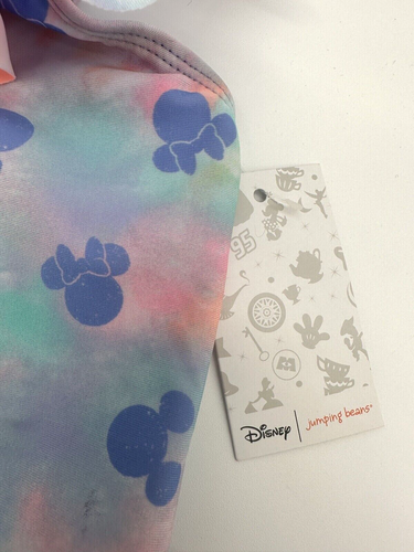 Disney Minnie Mouse Tie Dye Pink 2 Piece Bikini Swimsuit Toddler Girl NEW 2T NEW - Picture 4 of 5