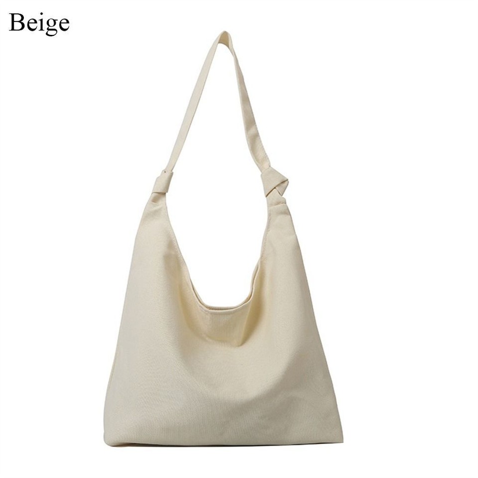 Cotton Tote Bags Large Capacity Single Shoulder Bag Canvas Bag Women