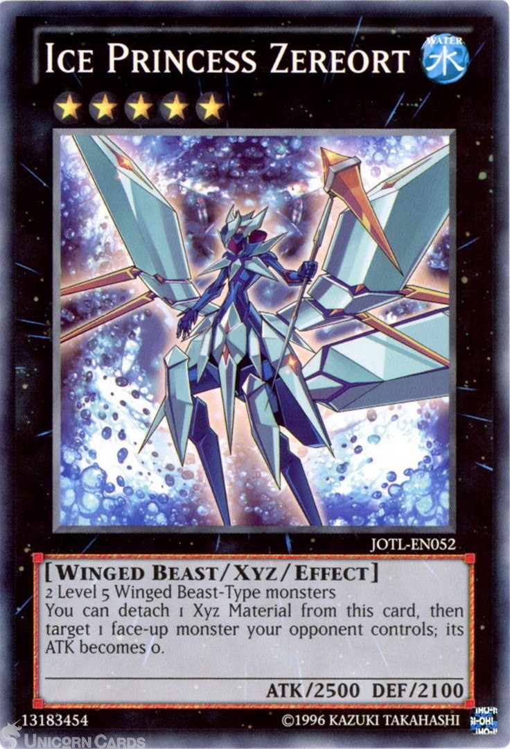 JOTL-EN052 Ice Princess Zereort : Common UNL Edition Mint YuGiOh Card