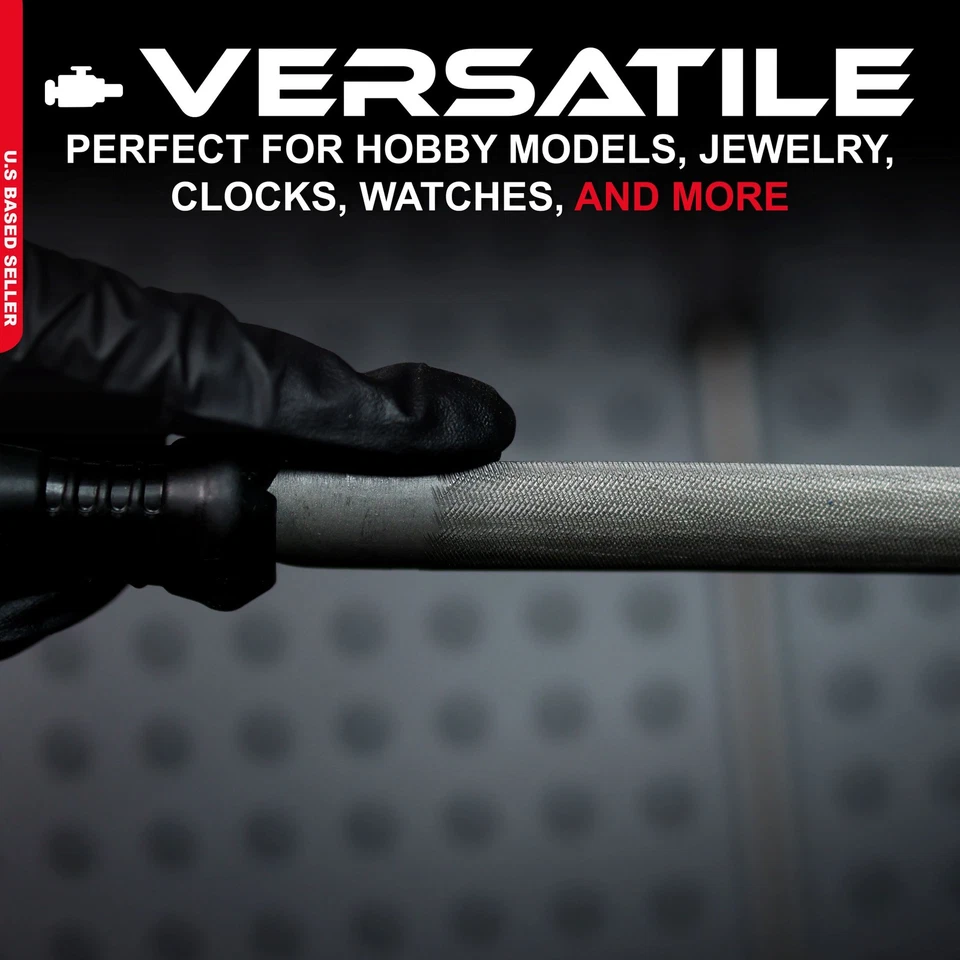 ABN Hand Deburring File 3pc Set – Metal Sharpening Hole Shaping Debur Files Kit - Image 3 of 4