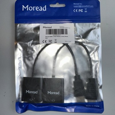 Morhead HDMI To VGA Adapter 2 Pack