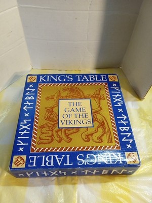King's Table Tablut The Game of Vikings Wood Wooden Board Game
