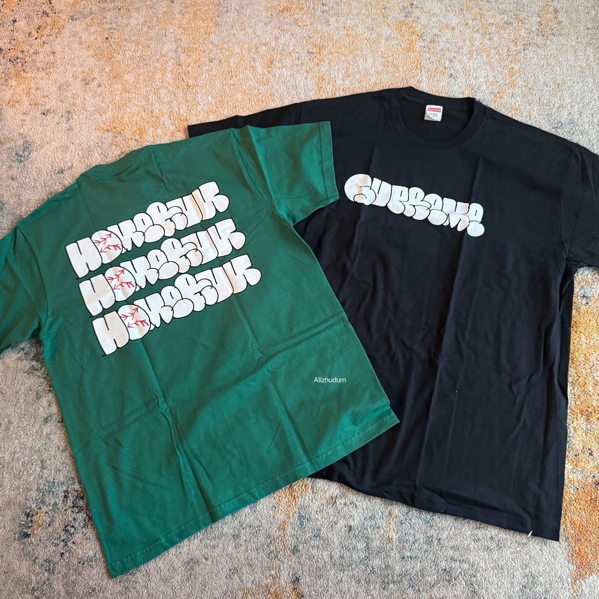 Supreme Homerun S Logo Black 7 1/2(59.6) SUPREME SS25 HOMERUN TEE 