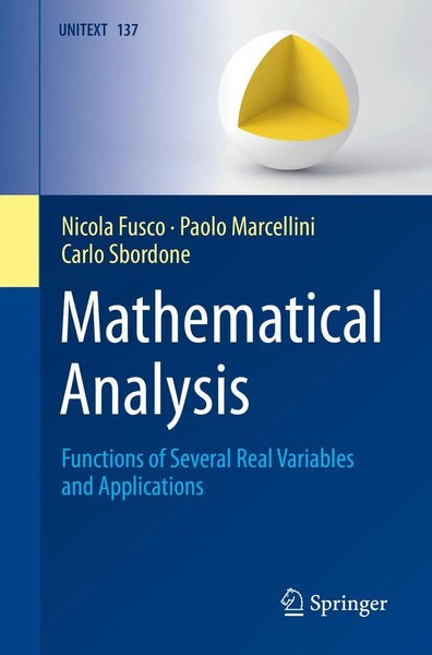 Mathematical Analysis Functions Of Several Real Variables And Applications Buch-image