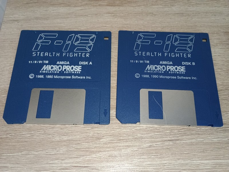F-19 Stealth Fighter Game for Commodore Amiga A500 A600 A1200