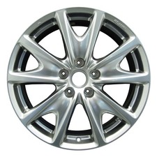 18x7.5 Painted Light Smoked Hypersilver Wheel Fits 2011-2012 Infiniti G25