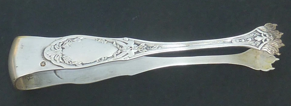 pince à sucre style Louis XV en argent massif griffe patte de lion ancienne - Photo 3/4