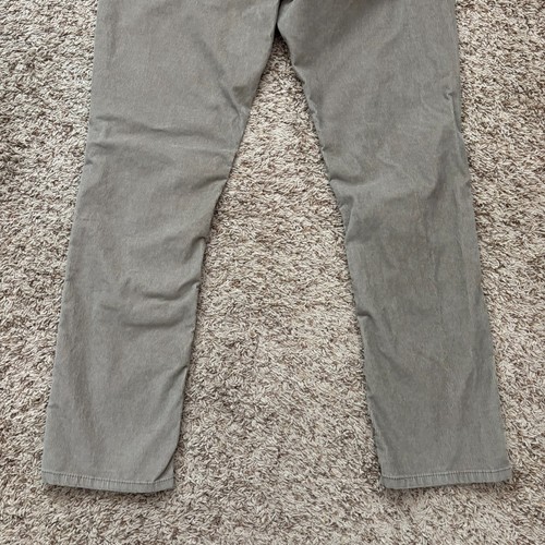 Levi's 511 Corduroy Pants Men's 36x32 (Fit 36x31) Tan Straight Mid Rise Logo - Picture 8 of 12